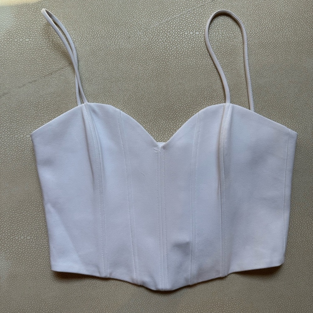 White Corset Top